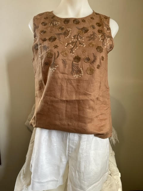 Linen Embellished Shirt